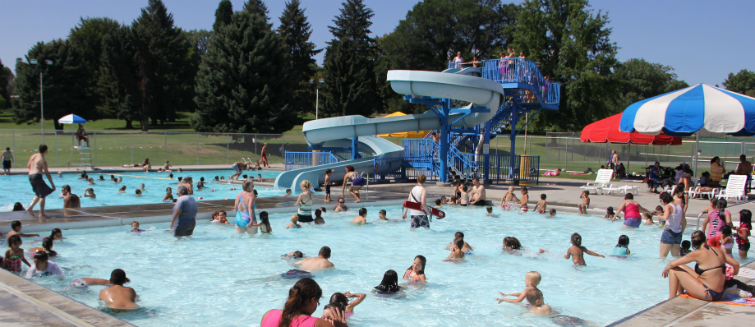 franklin parks and rec pool