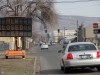 Digital signs warn drivers that upcoming construction may interfere with downtown traffic flow.