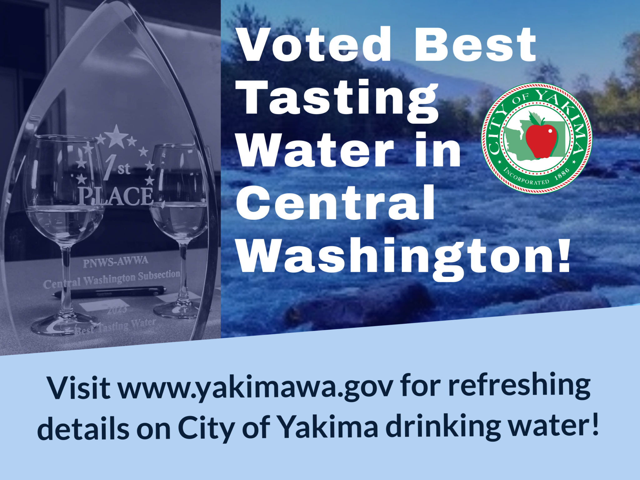 City of Yakima Wins Best Tasting Water Contest News City of Yakima