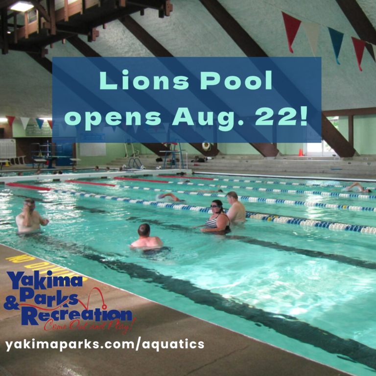 Lions Pool ReOpens August 22nd News City of Yakima