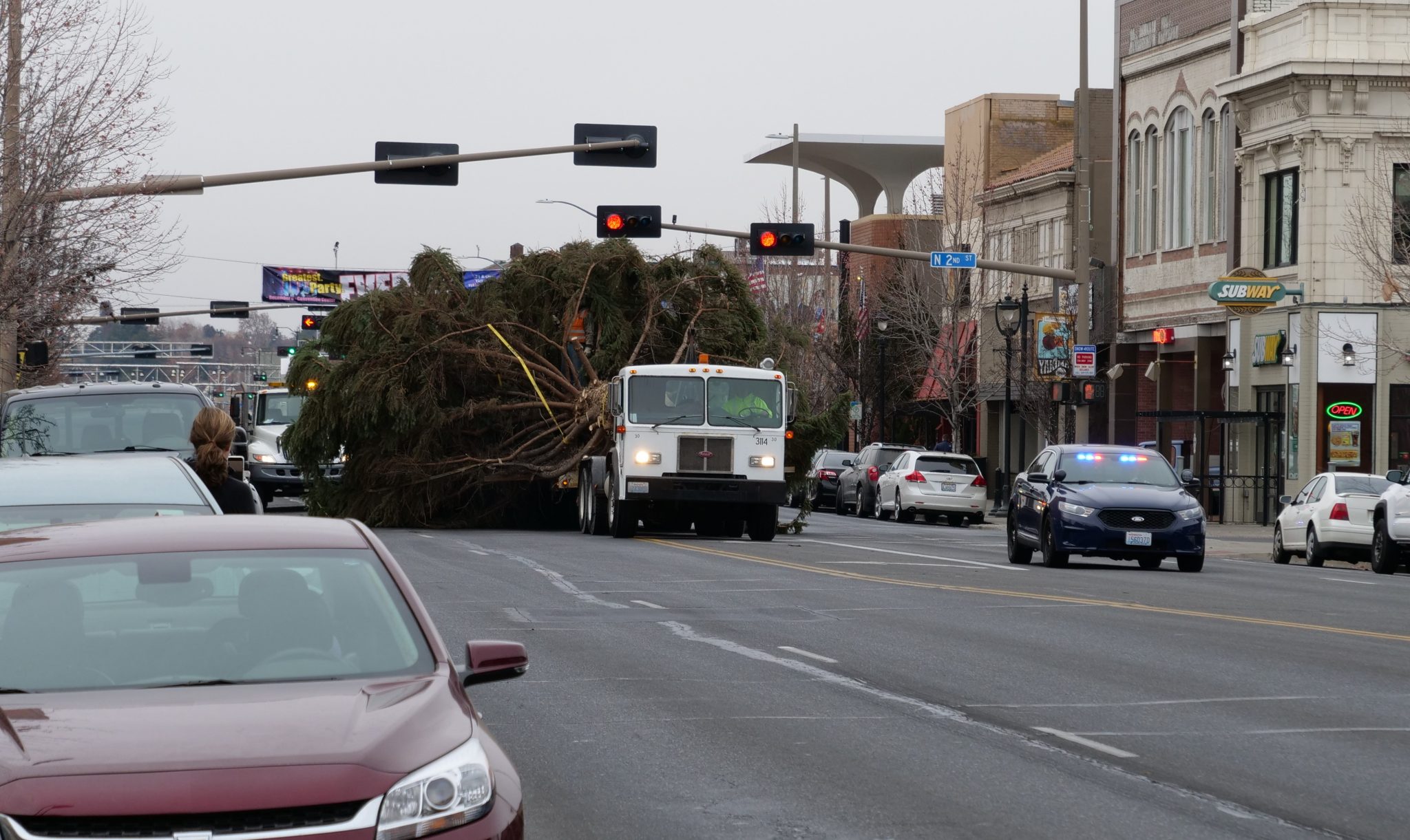 Community Christmas Tree Arrives November 26th News City of Yakima