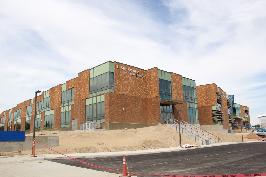 With Yakima Schools set to start classes next week, final touches are being put on the new Eisenhower High School. 