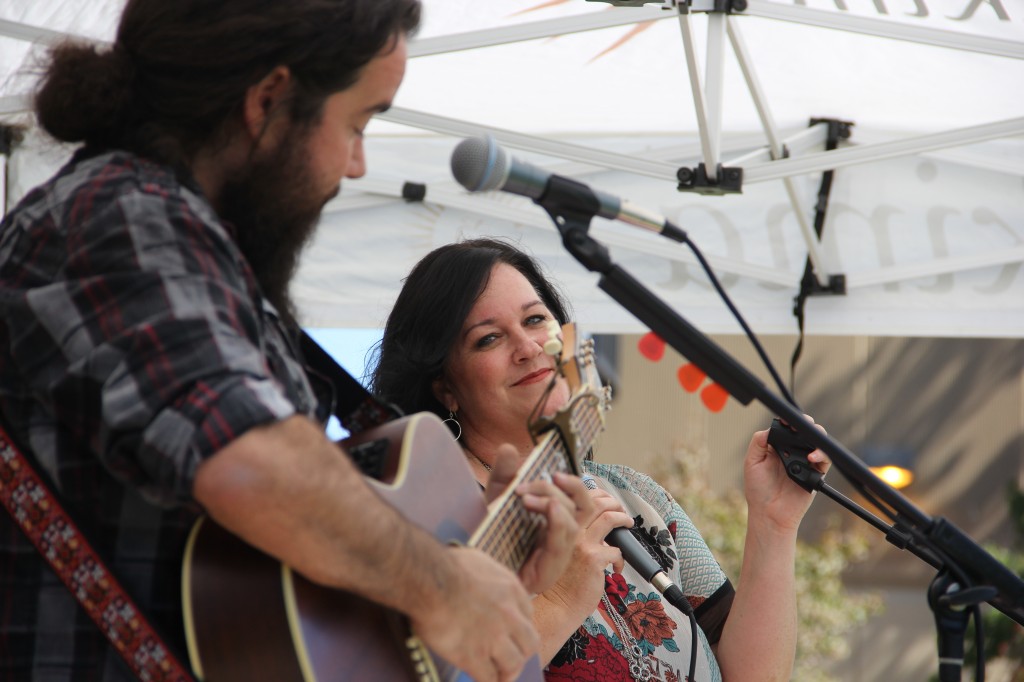 Lisa and Brad Petit of Gideon's Daughter bring back music to Performance Park as the Lunchtime Live concerts continue this fall in Downtown Yakima.