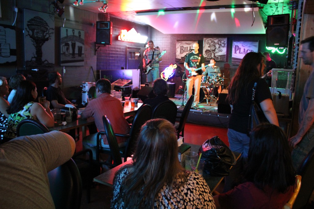 Yakima band Argus plays for a supportive crowd at Bill's Place, a favorite local music venue. 