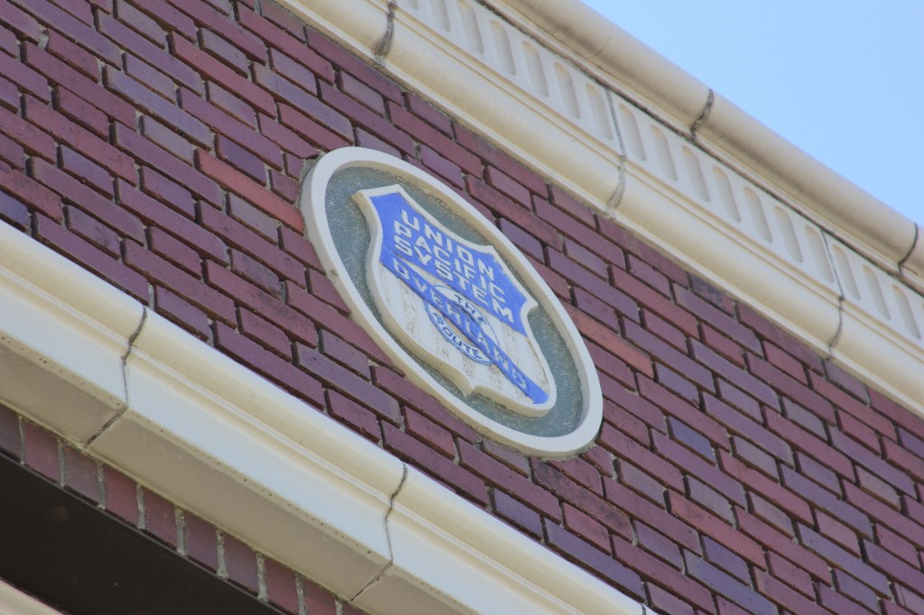 The current home of Inland Lighting on Yakima Avenue once served as the Union Pacific Railroad Freight Office and is actually two buildings with the freight depot building in the rear.