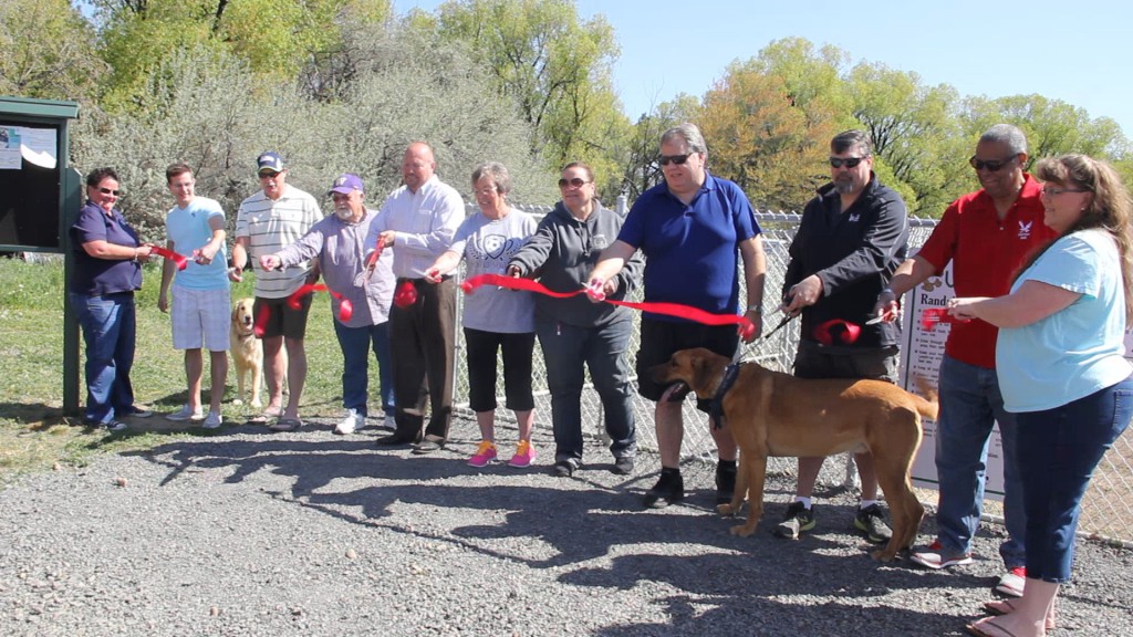 Dogs and dignitaries were on hand (and paw) for the ribbon cutting ceremony officially opening Yakima’s newest dog park just off 48th Avenue south of Randall Park. 