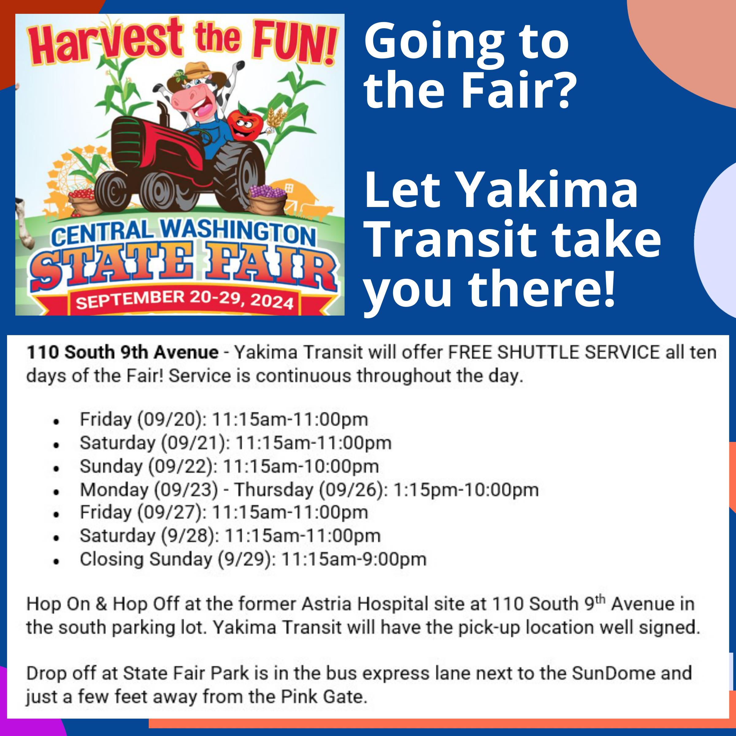 Free Fair Shuttles | Points of Interest