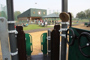 Through the Playground Equipment