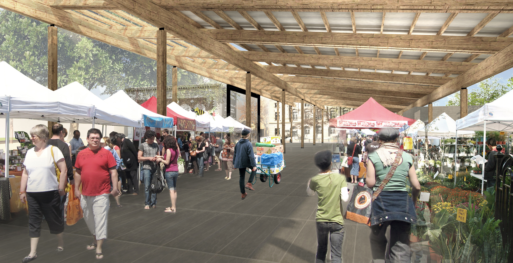 Finished Downtown Yakima Central Plaza Designs Points of Interest