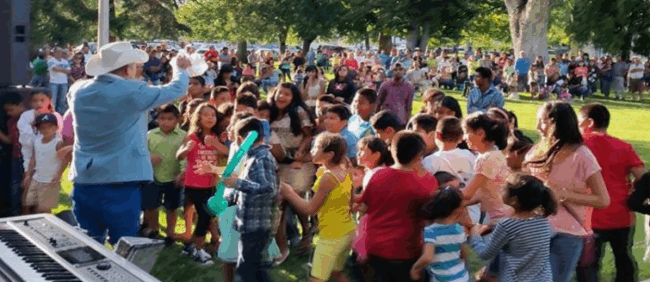 Yakima Parks concert, movie series