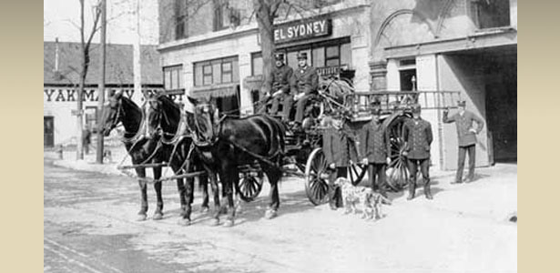 Historic Firefighter Photo